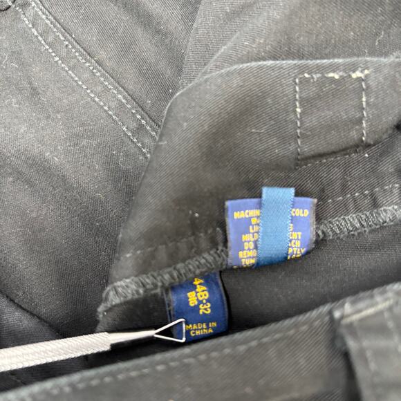 Polo Ralph Lauren 44B x32 Black 5 Pocket Design Jeans - Picture 3 of 7